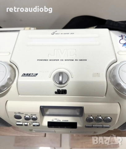 🔉Колекционерски радио CD бумбокс JVC RV-NB20W + дистанционно управление🔉, снимка 5 - Радиокасетофони, транзистори - 52966828