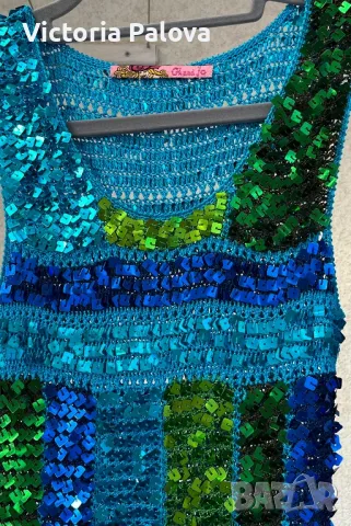 Красив бляскав топ за парти, снимка 8 - Корсети, бюстиета, топове - 49624769