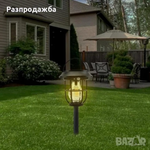 Градинска соларна лампа YH-169 с 3 режима за работа., снимка 1