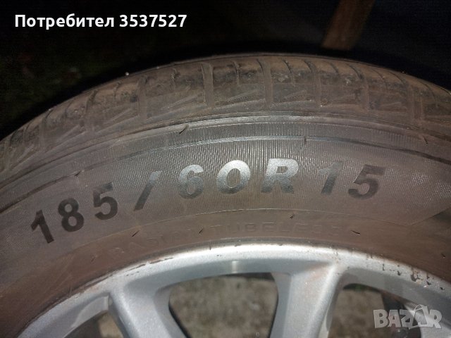 Оригинални джанти за Seat 15" с летни гуми, снимка 3 - Гуми и джанти - 44035016