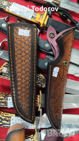 Каний естествена кожа, снимка 6 - Ножове - 49260292