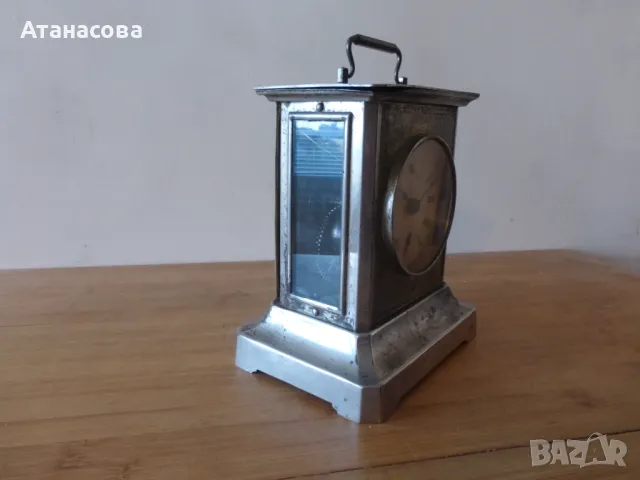 Немски настолен механичен часовник с латерна Жокер 1920 г , снимка 10 - Антикварни и старинни предмети - 48641582