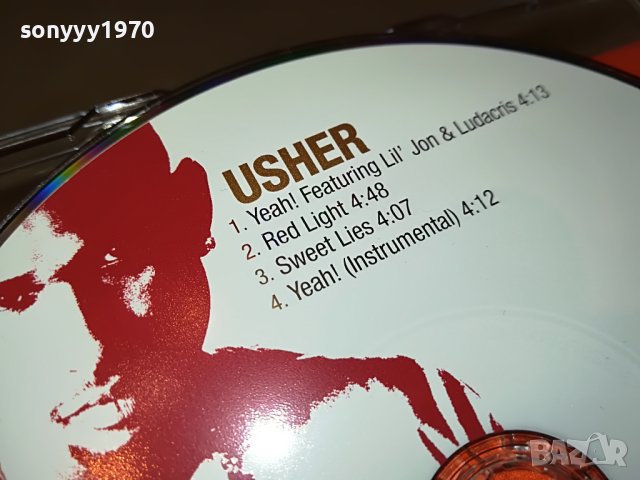 USHER YEAH CD BMG ARISTA-ВНОС GERMANY 0604230837, снимка 5 - CD дискове - 40273392