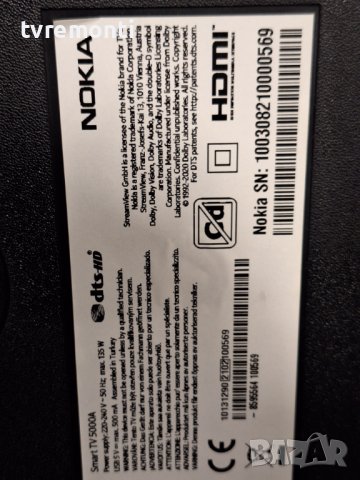 лед диоди от панел VES500QNZP-N4-Z03​ от телевизор NOKIA модел SMART TV 5000A, снимка 3 - Части и Платки - 44112686