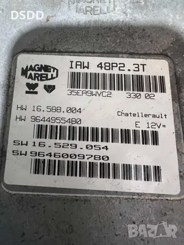 Компютър двигател / ECU IAW48P2.3T за Peugeot 206 2.0i, снимка 3 - Части - 49312743