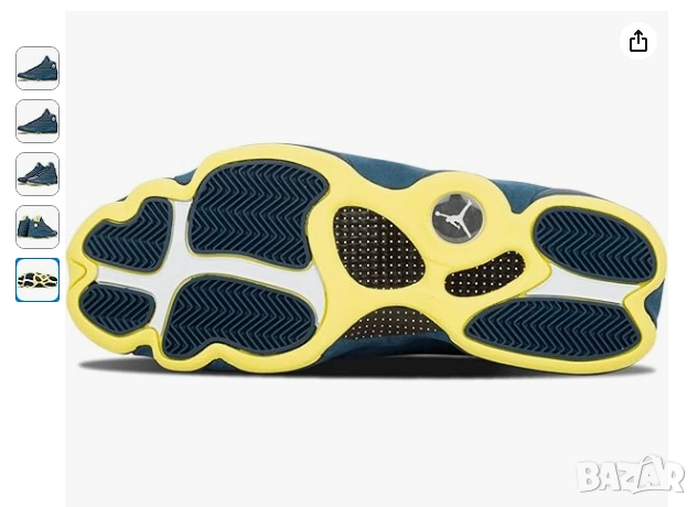 оригинални маратонки Air Jordan 13 Retro Squadron Blue номер 43, снимка 5 - Маратонки - 53088978