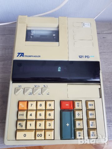 Стар настолен калкулатор Adler Triumph 121PD, снимка 3 - Антикварни и старинни предмети - 38366312
