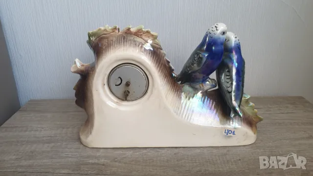 Настолен механичен порцеланов часовник Jema, снимка 7 - Антикварни и старинни предмети - 47739603