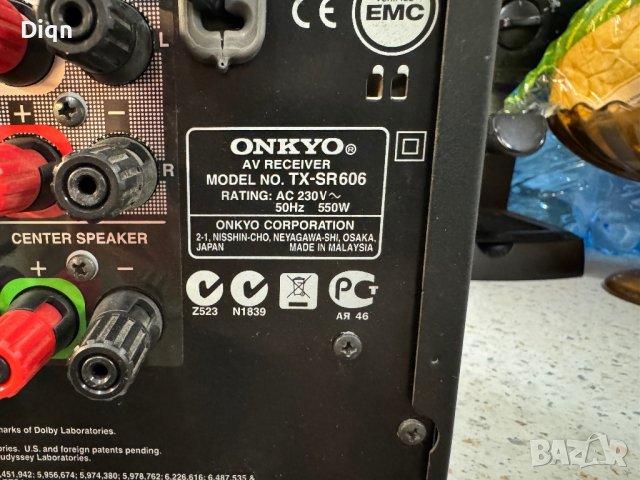 Onkyo TX-SR606 resiver, снимка 11 - Ресийвъри, усилватели, смесителни пултове - 43302492