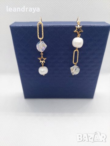 Обици с перли, снимка 2 - Обеци - 43553148