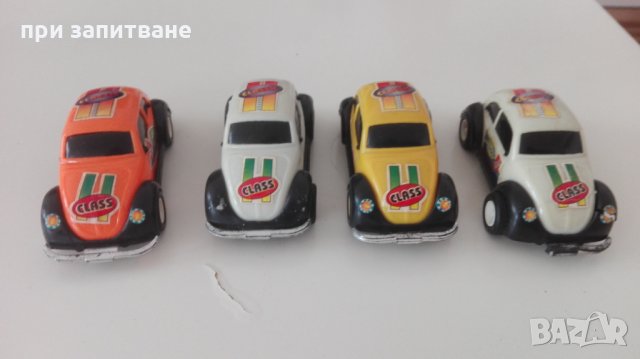Винтидж пластмасови vw колички Фолксваген бийтъл, 12 см., снимка 5 - Колекции - 32726837