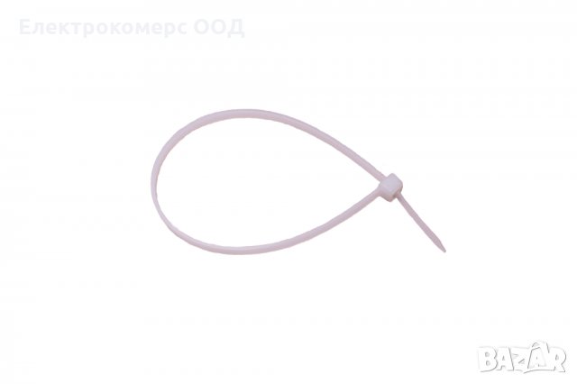 Комплект кабелни превръзки (свински опашки) GPH черни/бели, снимка 3 - Железария - 28066739