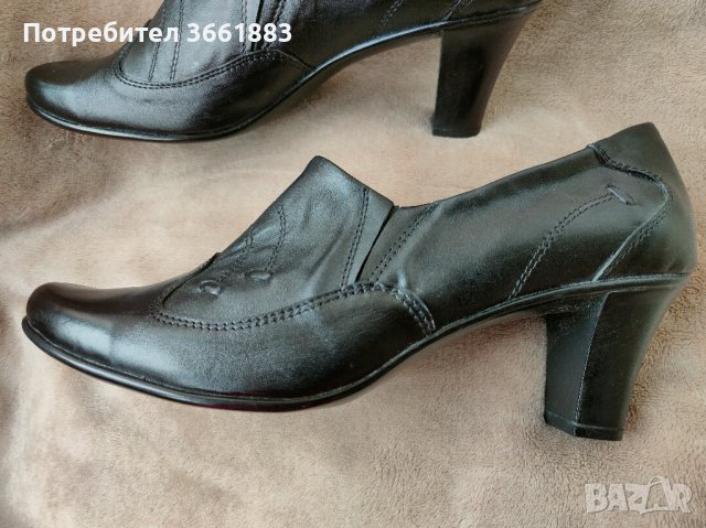 Нови кожени бълг. обувки, снимка 9 - Дамски обувки на ток - 39909541
