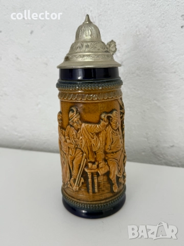 Колекционерска немска халба. №7603, снимка 5 - Антикварни и старинни предмети - 52372013