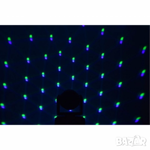 Мини LED 2в1 прожектор с движеща се глава – Компактна мощ за впечатляващо осветление, снимка 8 - Друга електроника - 52137285