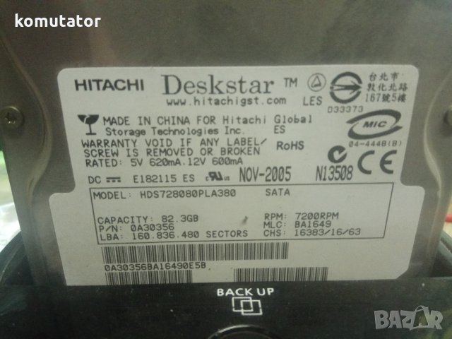 HDD Sata,хард дискове сата-ТЕСТВАНИ!!!, снимка 5 - Твърди дискове - 27606358