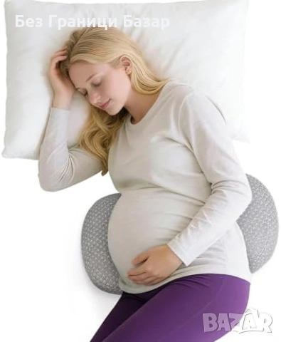 Нова Възглавница за бременни компактна пътуване поддръжка бедра крака