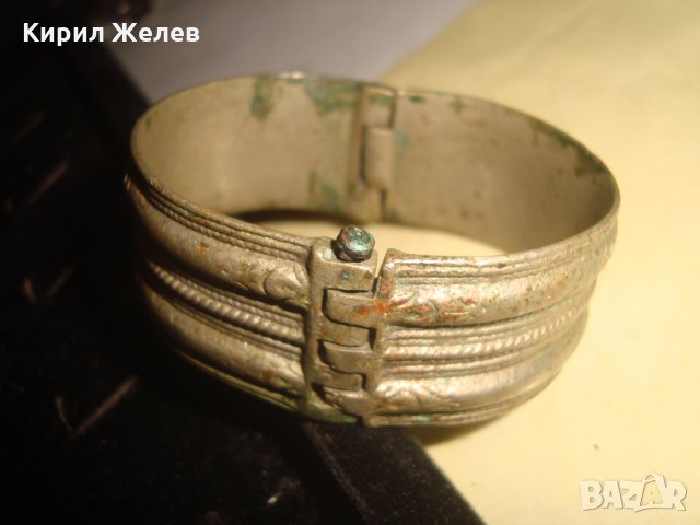 18-19 Век СРЕБЪРНА ВЪЗРОЖДЕНСКА САЧАНЕНА ГРИВНА с ЩИФТ РЪЧНО ОРНАМЕНТИРАНА НАКИТ за НОСИЯ БИЖУ 20719, снимка 11 - Антикварни и старинни предмети - 33214978