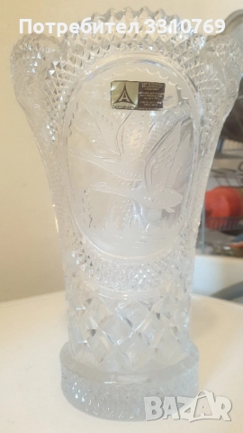 Луксозни кристални вази. 