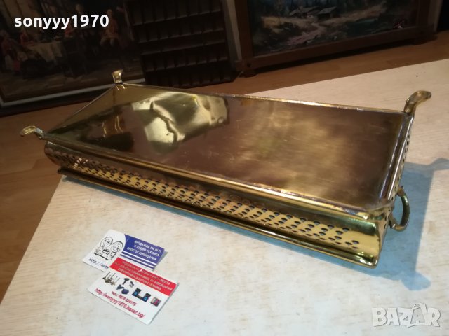 златна фруктиера от англия-51х18х10см 0711211046, снимка 4 - Антикварни и старинни предмети - 34721391