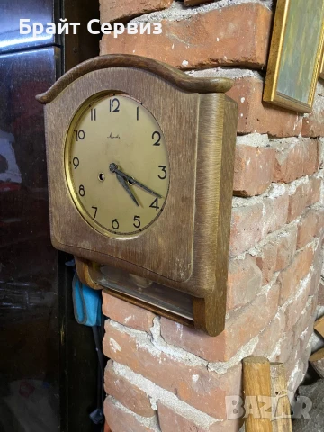 Стенен часовник Mauthe, снимка 5 - Антикварни и старинни предмети - 50929050