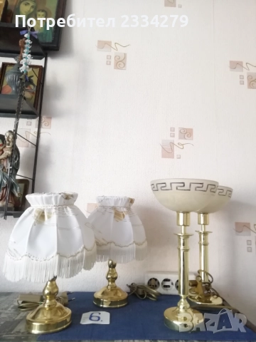 Стари настолни лампи. , снимка 7 - Настолни лампи - 52079671
