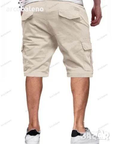 Ежедневни мъжки къси панталони с цветни блокове, 6цвята , снимка 5 - Къси панталони - 45375695
