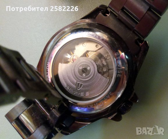 Продавам механичен часовник TEVISE rolex homage, снимка 3 - Мъжки - 34988278