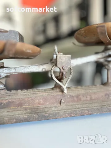 Старинен кантар до 5 кг | ретро везна, снимка 8 - Антикварни и старинни предмети - 48796330