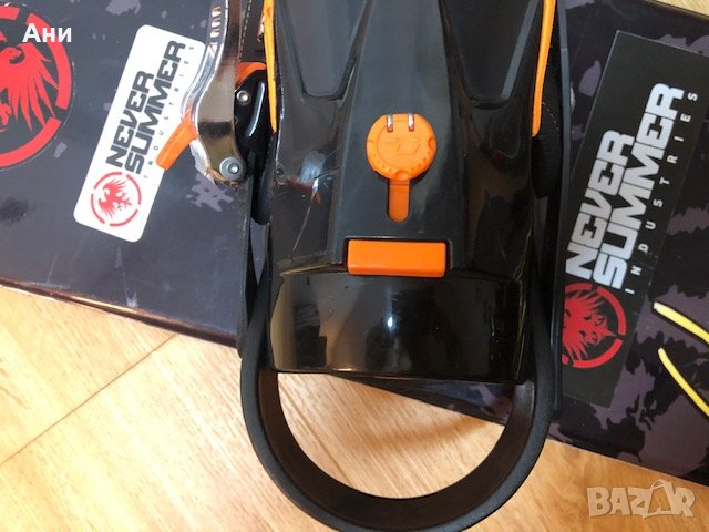 В добро състояние! Сноубоард Nidecker 121см + сноуборд автомати Drake LF, снимка 8 - Зимни спортове - 35094336