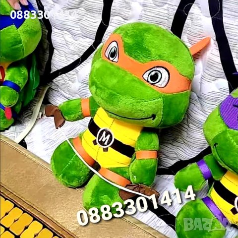Костенурките Нинджа Плюшени играчки , снимка 4 - Плюшени играчки - 40588401