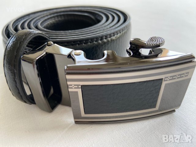 Колани от естествена кожа с оксидирана автоматична тока, снимка 14 - Колани - 28860696