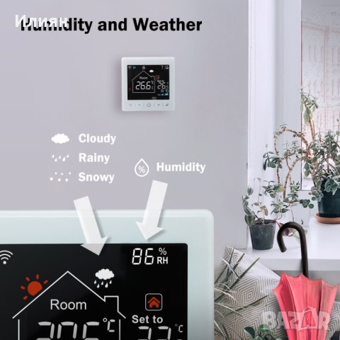 Нов Wifi Smart безжичен програмируем цифров термостат Температурен регулатор на газов котел за управ, снимка 8 - Друга електроника - 43067235
