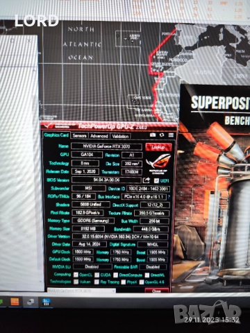 Геймърски i9 9900K, RTX 3070 8GB, RAM 16GB DDR4 3600, SSD 512GB NVME , снимка 9 - Геймърски - 52414686