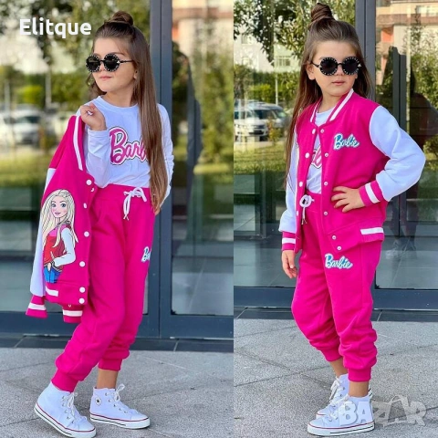 Детски комплект Барби от три части barbie, снимка 5 - Детски комплекти - 53578466