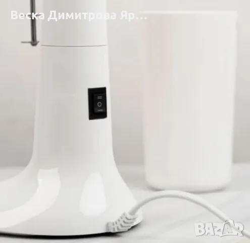 Миксер за фрапе, 100W, 450мл.мерителна чаша, Черен, бял, снимка 9 - Миксери - 47779927
