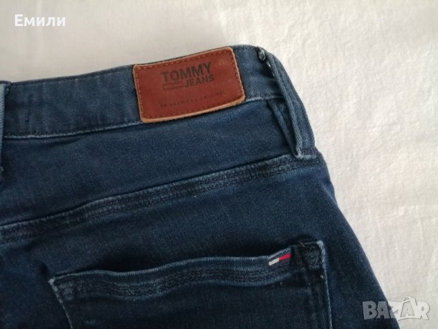 Tommy Hilfiger оригинални дамски дънки в тъмносин цвят р-р W29 L32, снимка 15 - Дънки - 43236790