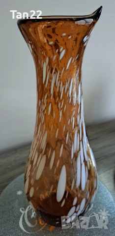 Голяма кафява ваза, снимка 2 - Вази - 50903327