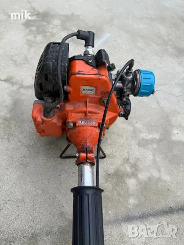 Бензинов Тример Stihl с нож, снимка 7 - Градинска техника - 50208891