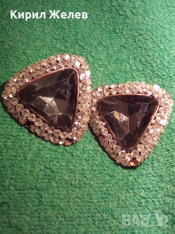 ПОЗЛАТЕНИ КРИСТАЛНИ ФАСЕТИРАНИ АРТ ДЕКО СТИЛ ВИНТИДЖ ОБЕЦИ 29845