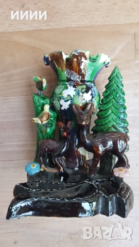 Фигурална порцеланова ваза  , снимка 3 - Антикварни и старинни предмети - 52860172