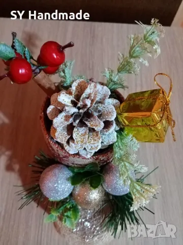 Коледен ботуш ръчна изработка , снимка 7 - Декорация за дома - 47949096