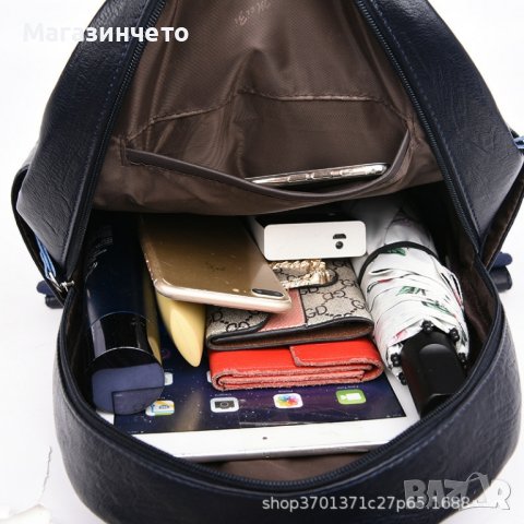 комплект раница с портмоне+мини чанта , снимка 3 - Раници - 43904809