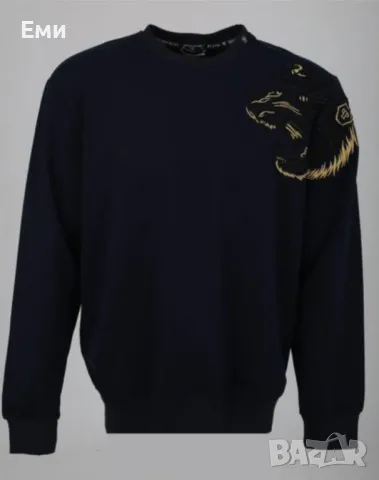 ICON HUGO BOSS, MOSCHINO, KARL, BURBERRY, PHILIPP PLEIN мъжки зимни блузи големи размери 3 - 6XL , снимка 9 - Блузи - 47481978