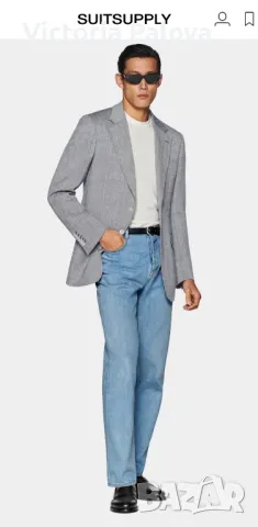 Блуза лукс SUITSUPPLY памук и коприна унисекс, снимка 9 - Блузи - 50359603