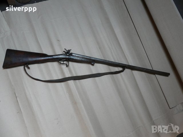  Пушка Ле Фуше с дамаскови цеви - 2 , снимка 3 - Антикварни и старинни предмети - 32760755