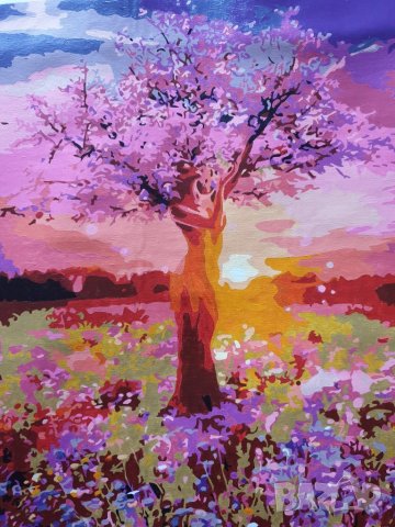 Рисувана нова картина , снимка 3 - Картини - 27808206