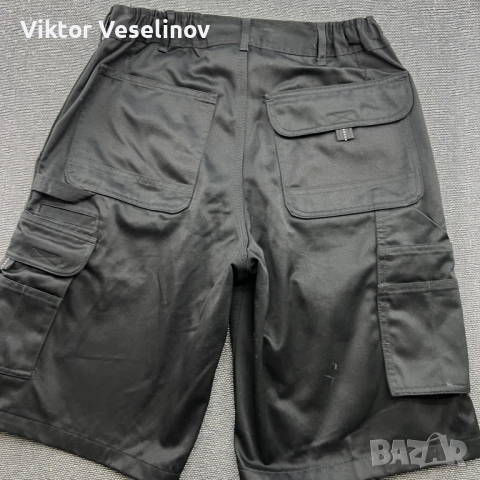 Engelbert Strauss Работни Мъжки Къси Панталони Размер 48 Черни, снимка 2 - Къси панталони - 51493101