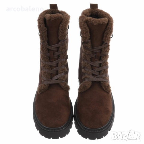 Дамски боти с връзки, 3цвята , снимка 16 - Дамски боти - 52801220