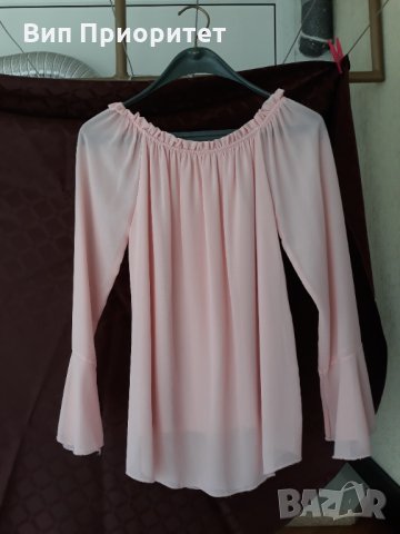 розова блуза с перли, снимка 10 - Ризи - 34710082